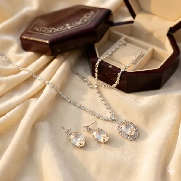 Silver_Premium_Alloy_Pendant_Sets_For_Women
