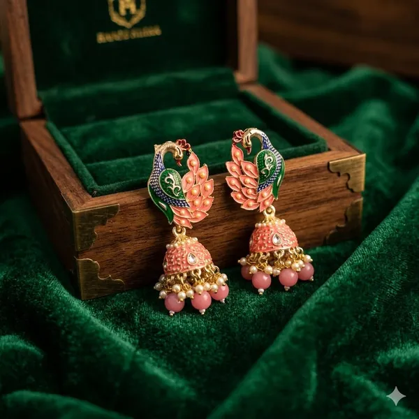 Pink_Premium_Alloy_Earrings_For_Women