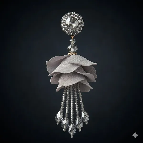 Grey_Premium_Alloy_Earrings_For_Women