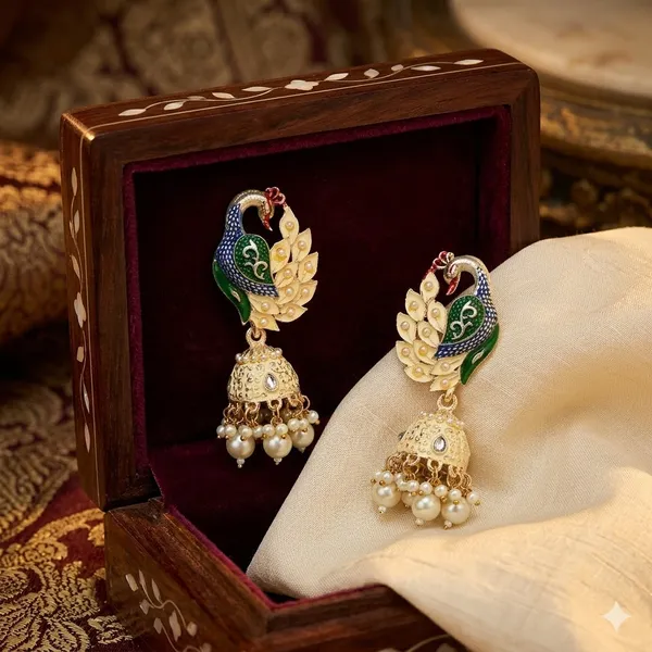 White_Premium_Alloy_Earrings_For_Women