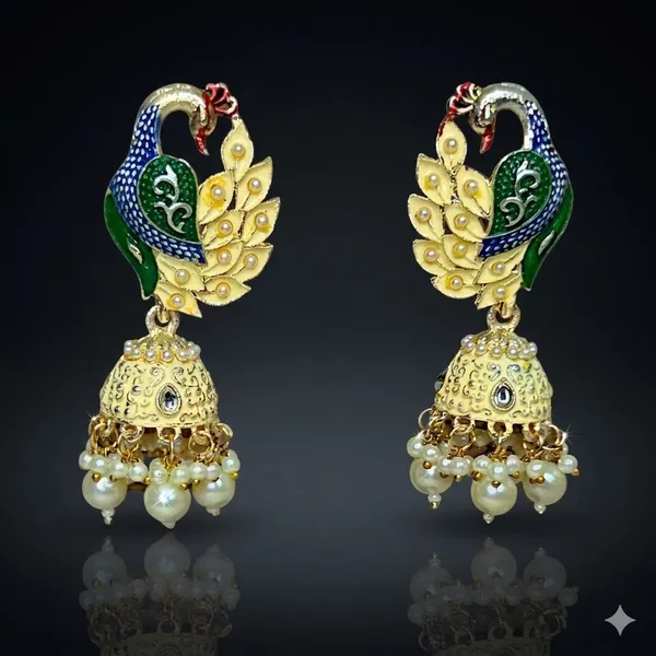 White_Premium_Alloy_Earrings_For_Women