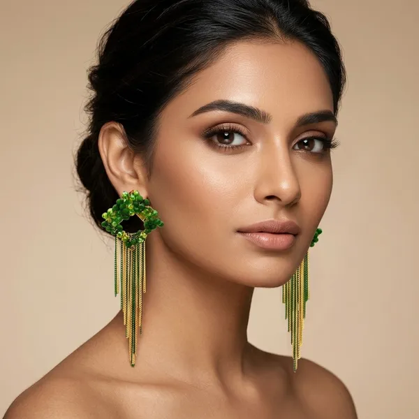 Green_Premium_Alloy_Earrings_For_Women