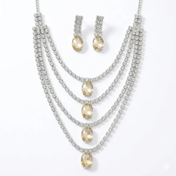 Golden_Premium_Alloy_Necklace_Sets_For_Women