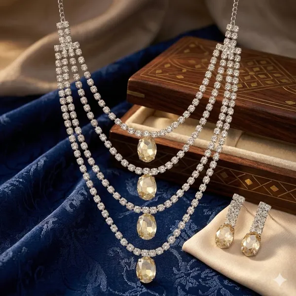 Golden_Premium_Alloy_Necklace_Sets_For_Women