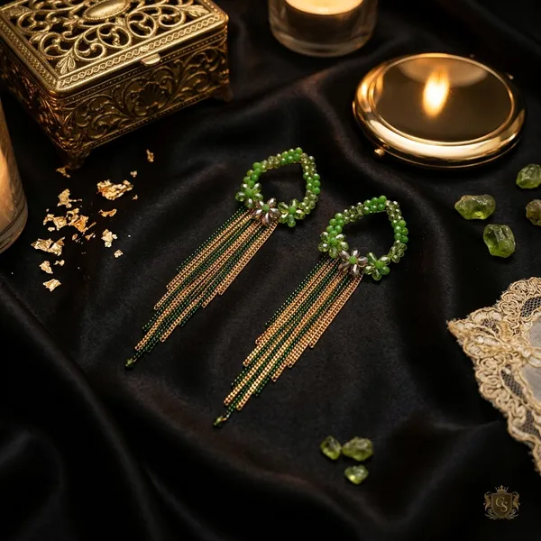 Green_Premium_Alloy_Earrings_For_Women