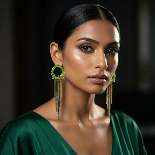 Green_Premium_Alloy_Earrings_For_Women