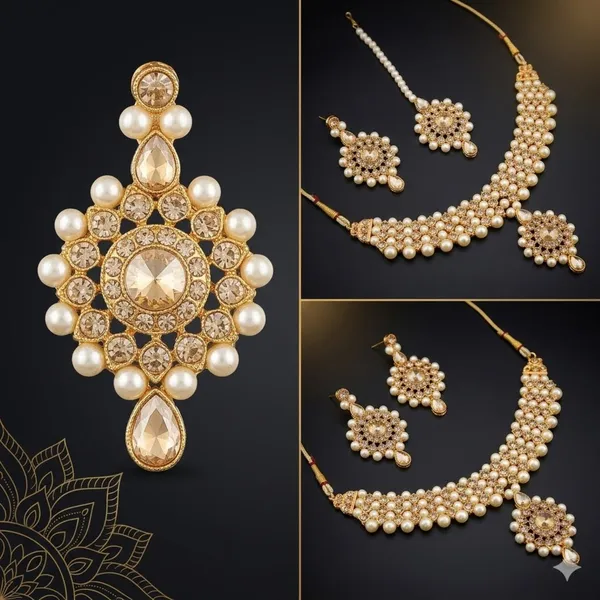 Golden_Premium_Alloy_Necklace_Sets_For_Women
