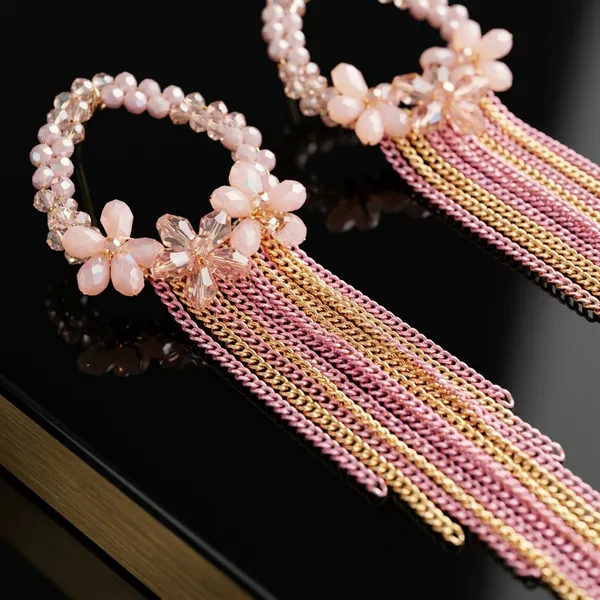 Pink_Premium_Alloy_Earrings_For_Women