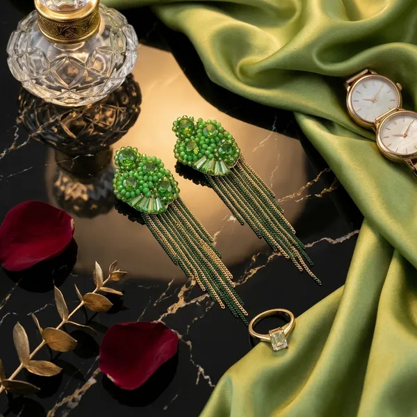 Green_Premium_Alloy_Earrings_For_Women