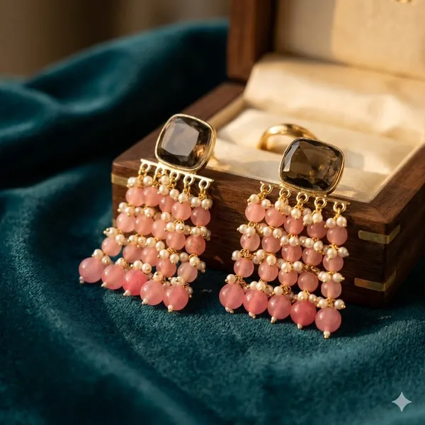 Pink_Premium_Alloy_Earrings_For_Women