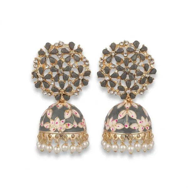 Grey_Premium_Alloy_Earrings_For_Women