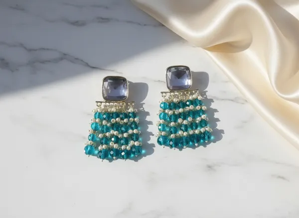 Crystal_Green_Premium_Alloy_Earrings_For_Women