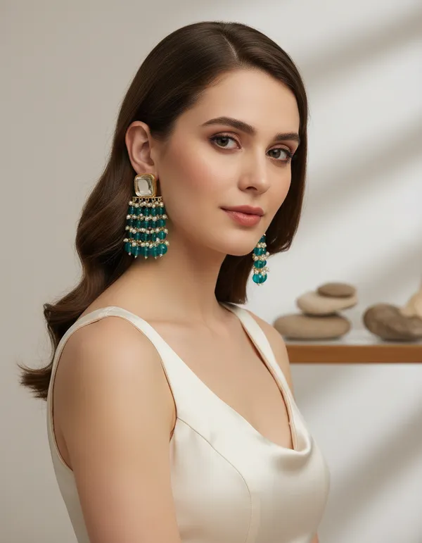 Crystal_Green_Premium_Alloy_Earrings_For_Women