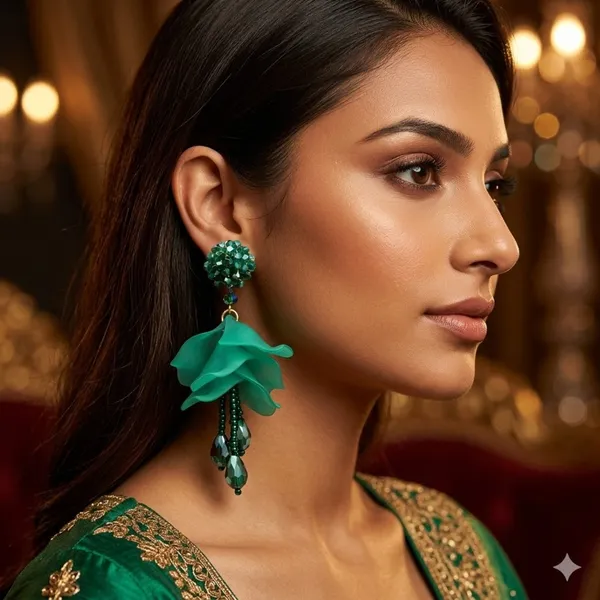 Green_Premium_Alloy_Earrings_For_Women