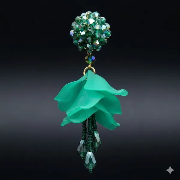 Green_Premium_Alloy_Earrings_For_Women