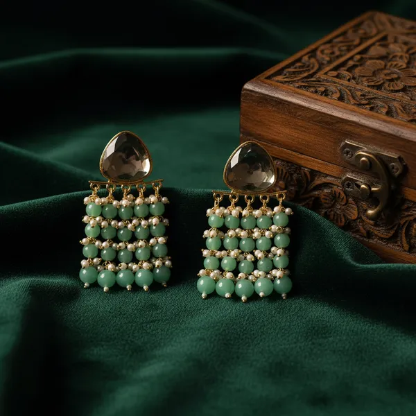 Sky_Blue_Premium_Alloy_Earrings_For_Women