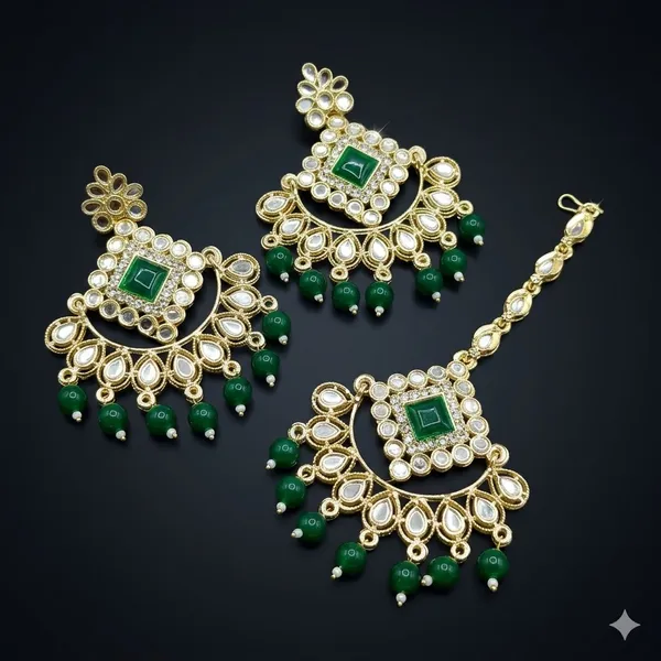 Green_Premium_Alloy_Maang_Tika_Sets_For_Women