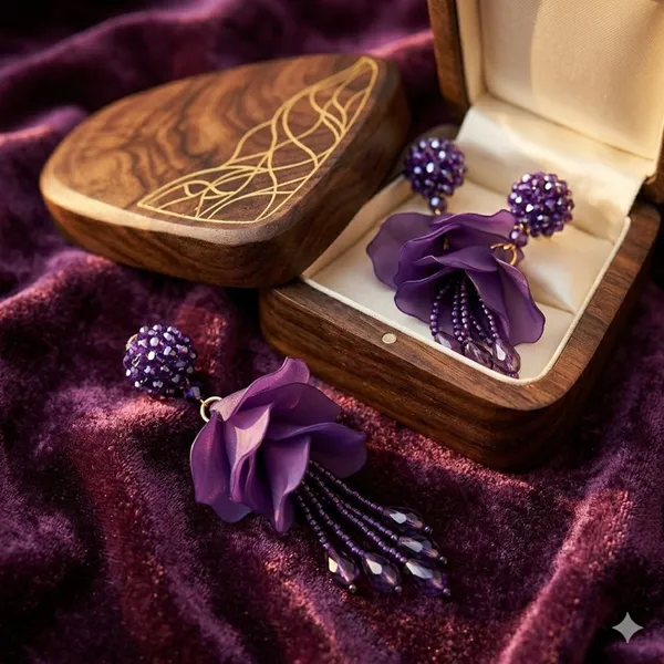 Purple_Premium_Alloy_Earrings_For_Women