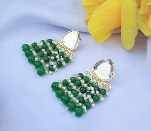 Green_Premium_Alloy_Earrings_For_Women