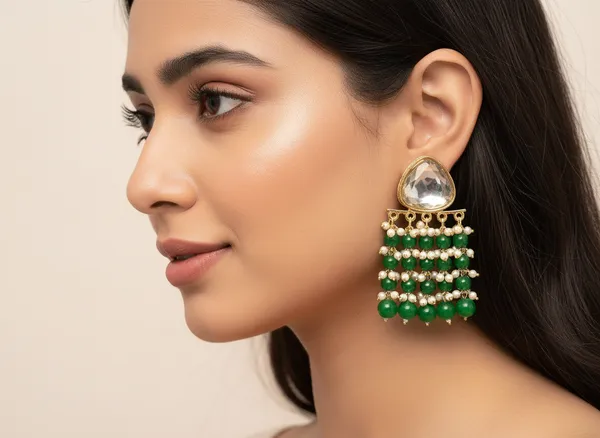 Green_Premium_Alloy_Earrings_For_Women