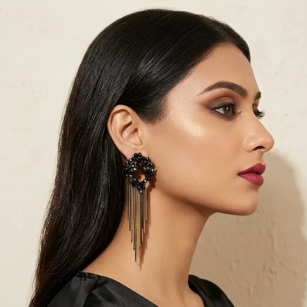 Black_Premium_Alloy_Earrings_For_Women