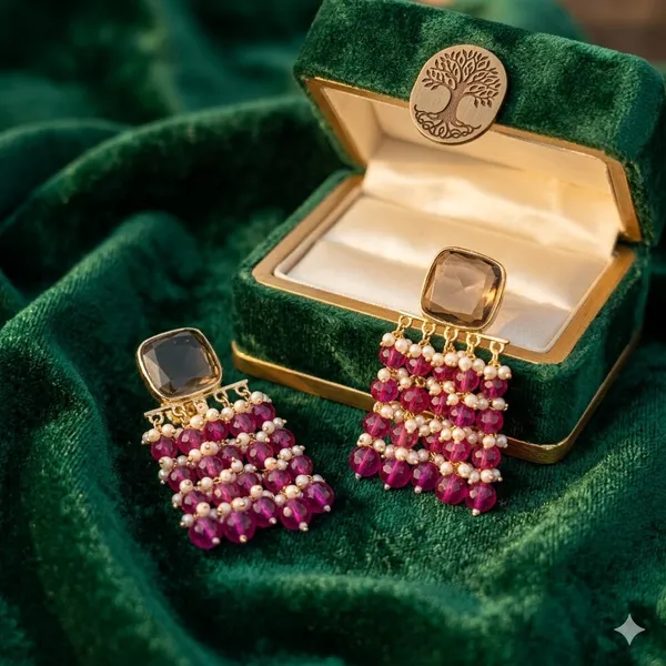 Purple_Premium_Alloy_Earrings_For_Women