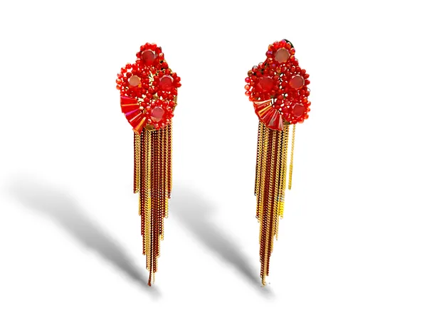 Red_Premium_Alloy_Earrings_For_Women