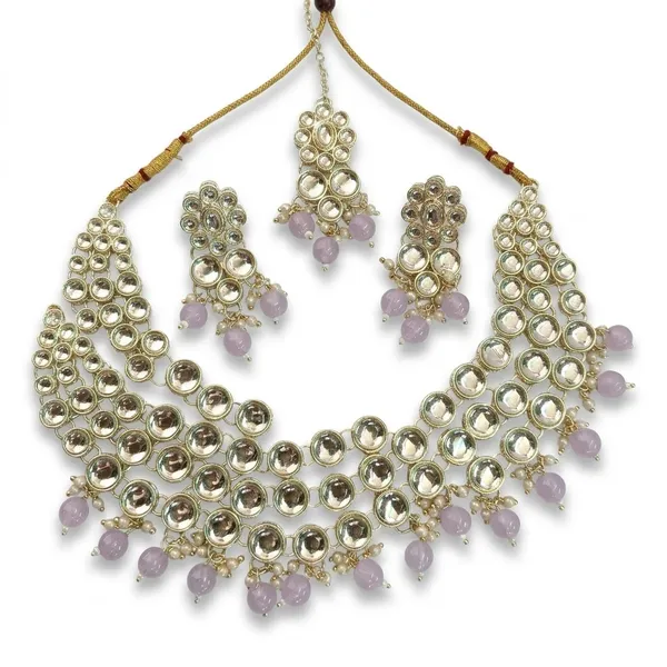 Lavender_Premium_Alloy_Necklace_Sets_For_Women