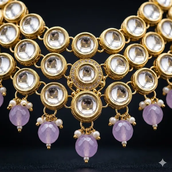 Lavender_Premium_Alloy_Necklace_Sets_For_Women