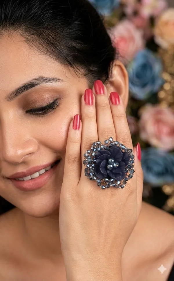 Blue_Premium_Alloy_Ring_For_Women