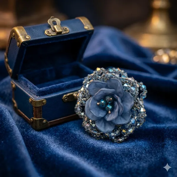 Blue_Premium_Alloy_Ring_For_Women