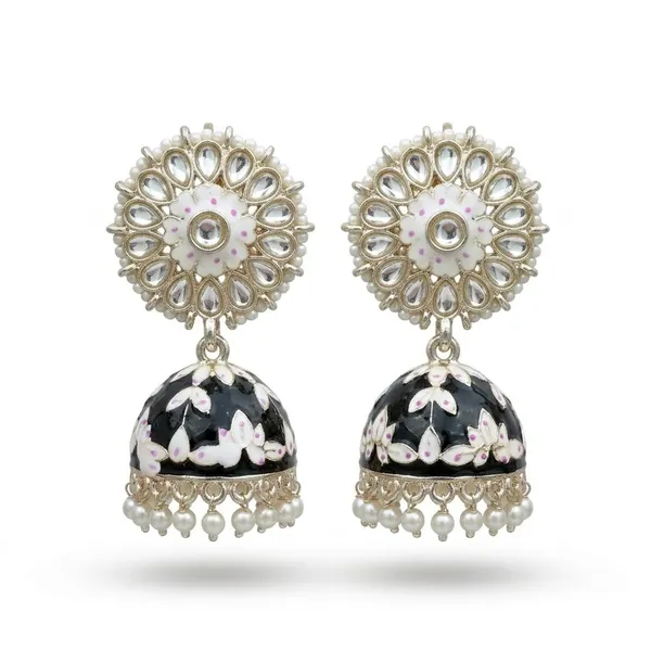 Black_Premium_Alloy_Earrings_For_Women