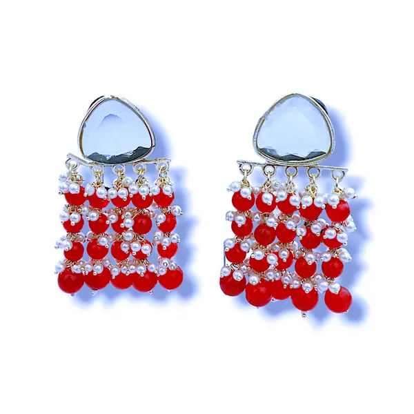 Red_Premium_Alloy_Earrings_For_Women