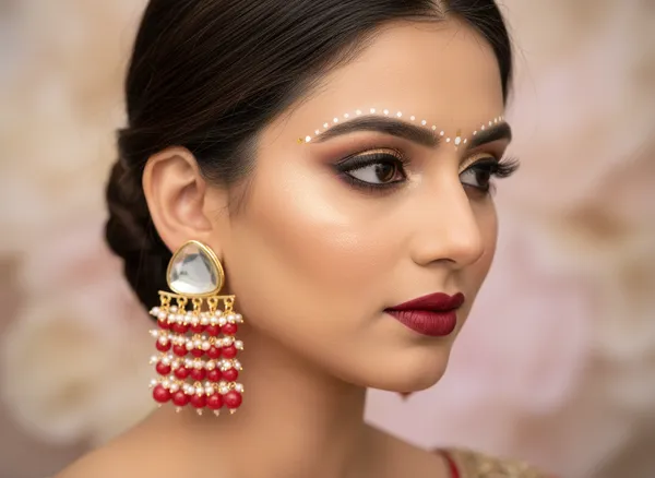 Red_Premium_Alloy_Earrings_For_Women