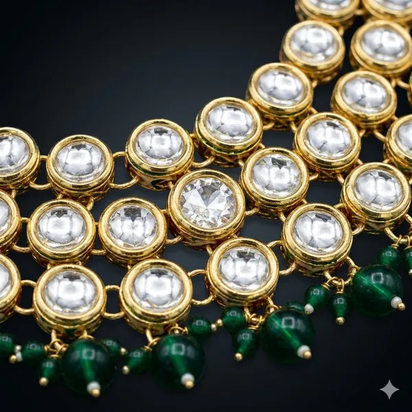 Green_Premium_Alloy_Necklace_Sets_For_Women