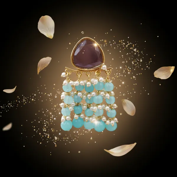 Sky_Blue_Premium_Alloy_Earrings_For_Women