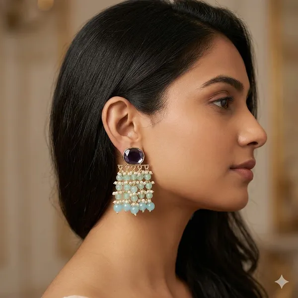 Sky_Blue_Premium_Alloy_Earrings_For_Women