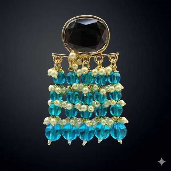 Crystal_Green_Premium_Alloy_Earrings_For_Women