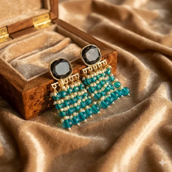 Crystal_Green_Premium_Alloy_Earrings_For_Women
