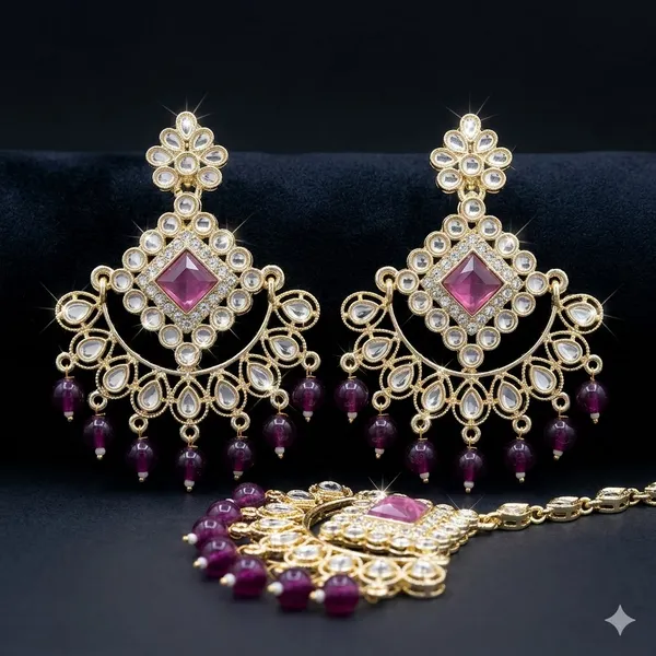 Purple_Premium_Alloy_Maang_Tika_Sets_For_Women