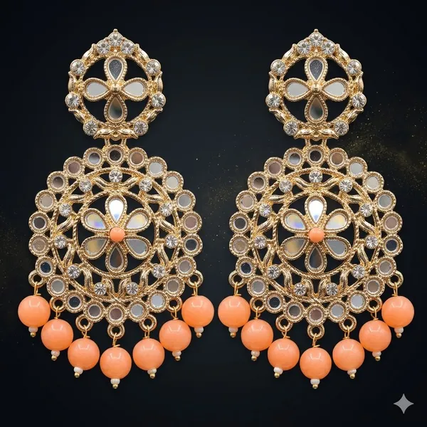 Peach_Premium_Alloy_Maang_Tika_Sets_For_Women