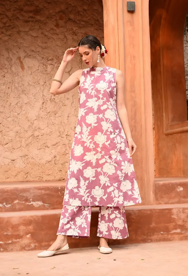 Multicolor_Cotton_Button_Co-Ord_Set_For_Women