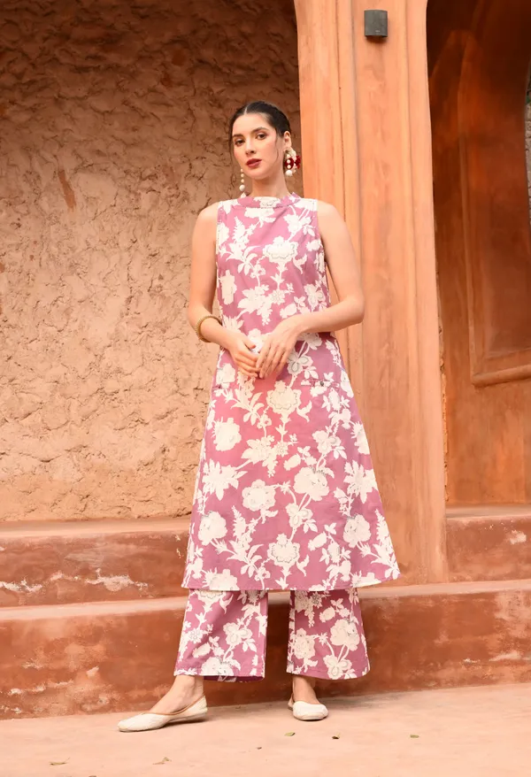 Multicolor_Cotton_Button_Co-Ord_Set_For_Women