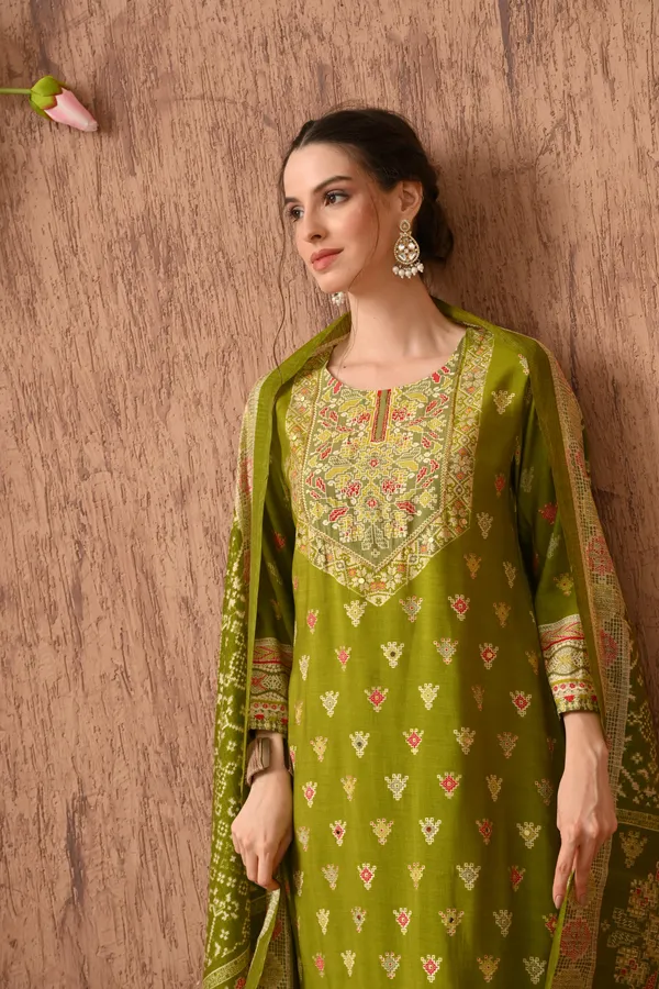 Green_Digital_Printed_Handwork_Kurta_Set_With_Dupatta