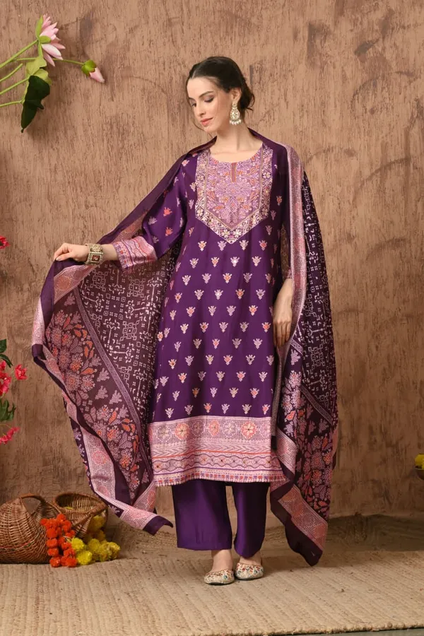 Green_Cotton_Handwork_Kurta_Set_For_Women