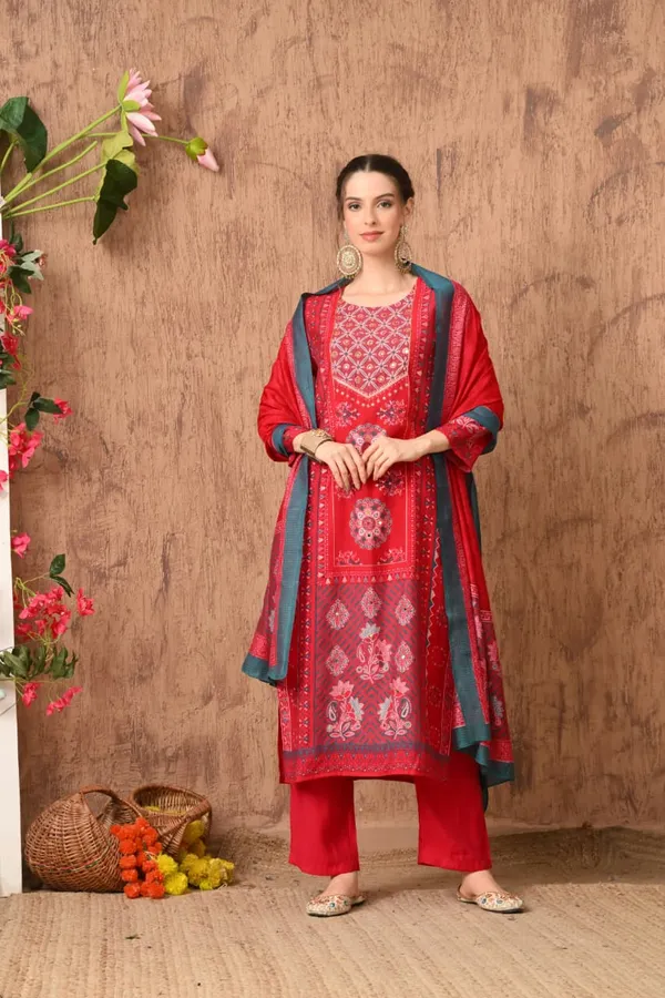 Green_Cotton_Handwork_Kurta_Set_For_Women