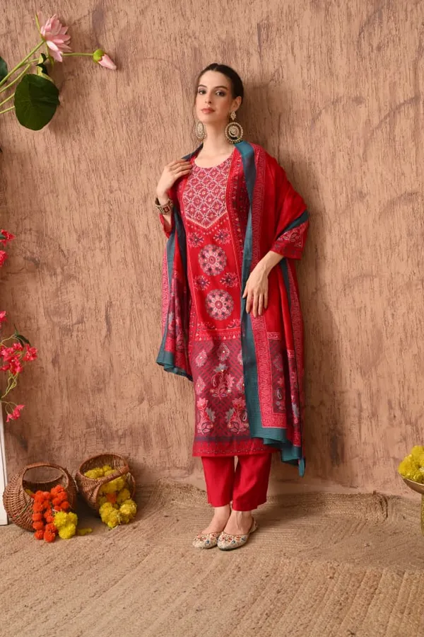 Green_Cotton_Handwork_Kurta_Set_For_Women