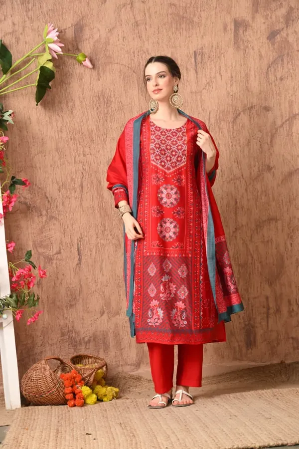 Pink_Cotton_Handwork_Kurta_Set_For_Women