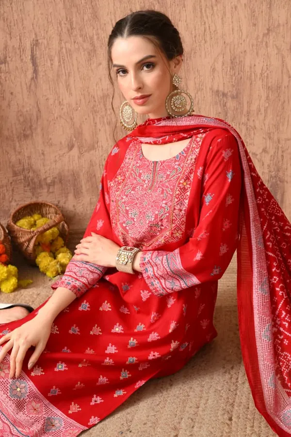 Pink_Cotton_Handwork_Kurta_Set_For_Women