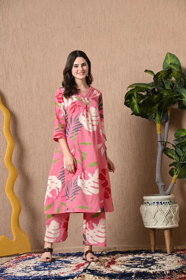 Multicolor_Cotton_Embroidery_Co-Ord_Set_For_Women